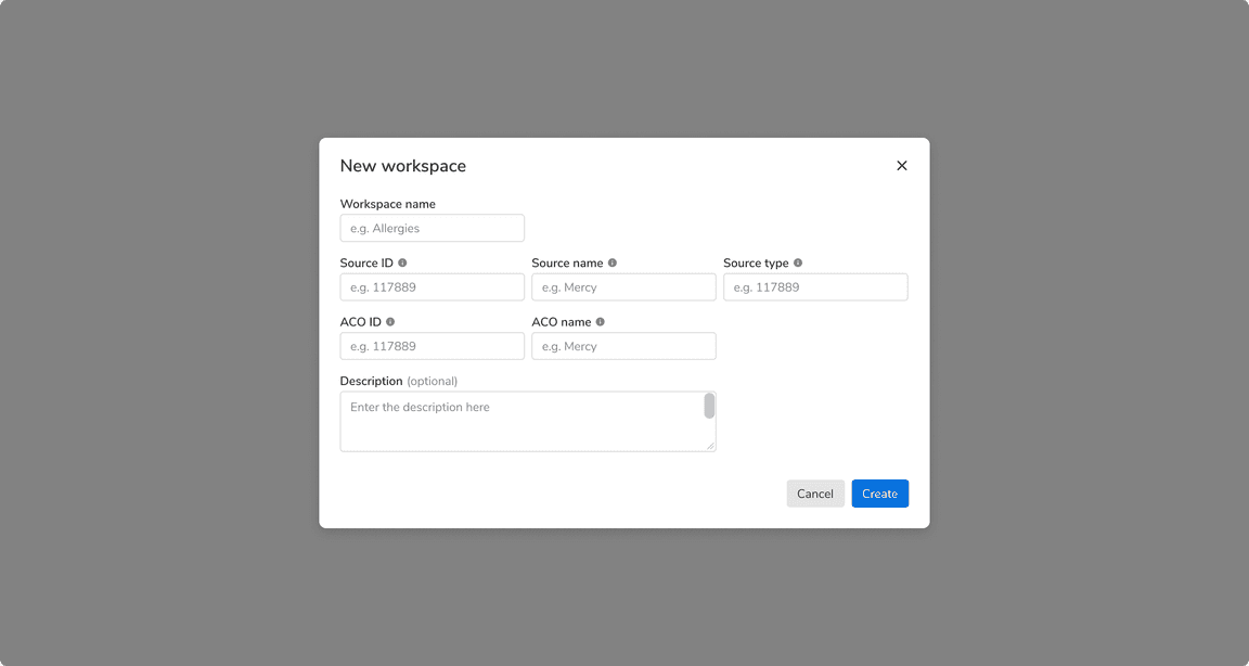 Form in a modal