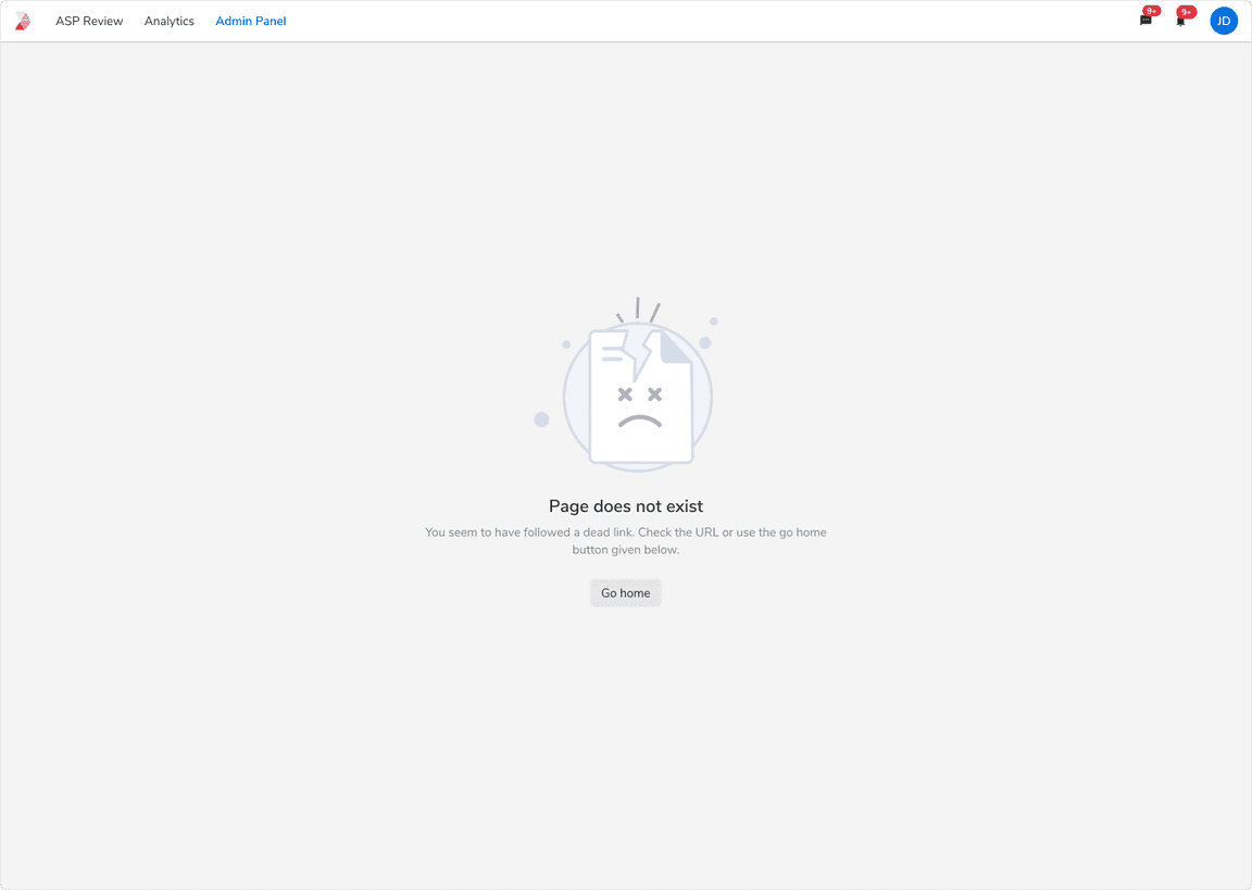 Page doesn’t exist