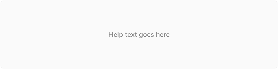 Structure of help text
