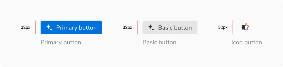 Structure - AI buttons