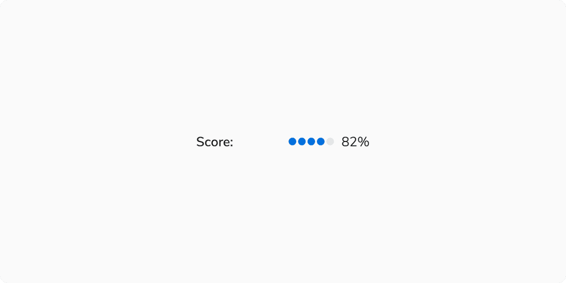 Meter representing neutral value