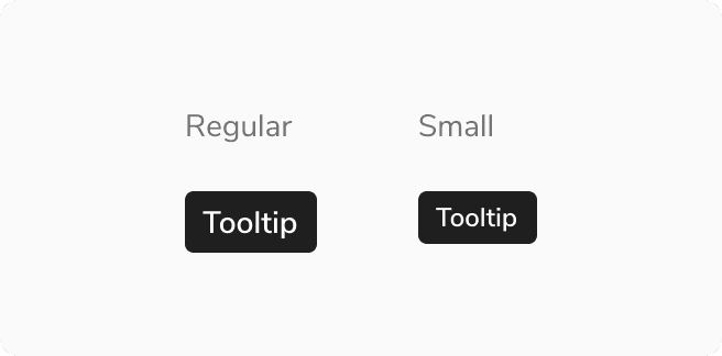 Sizes in Tooltip