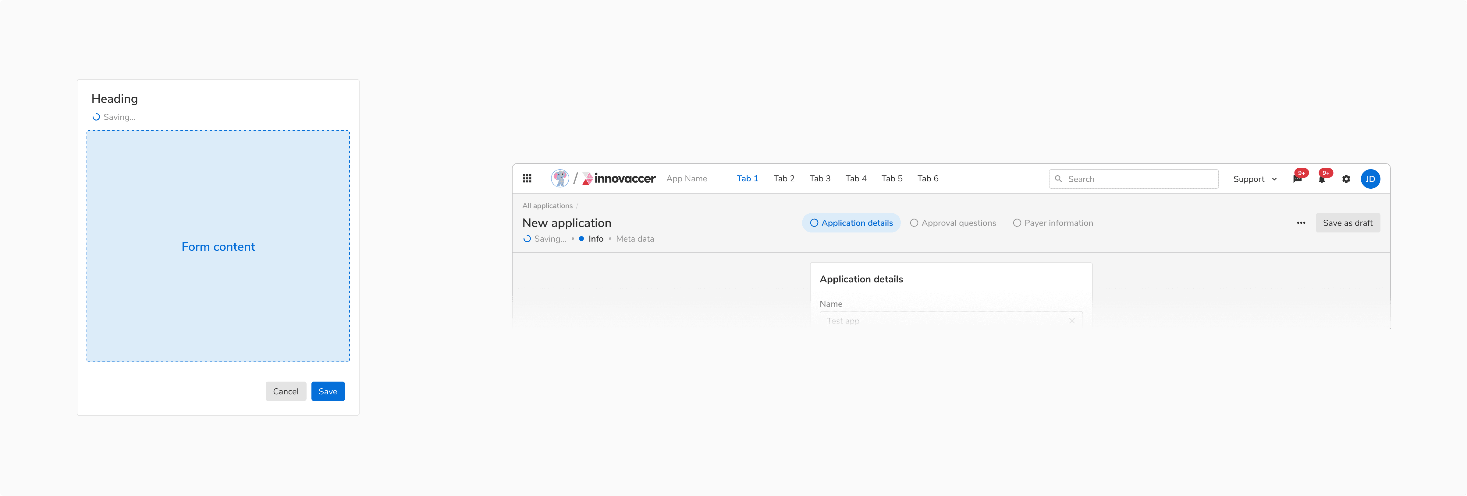 Saving status of auto-save form in [Left] Modal/Sidesheet vs [Right ...
