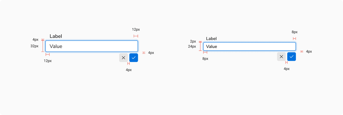 Structure of Inline editable dropdown