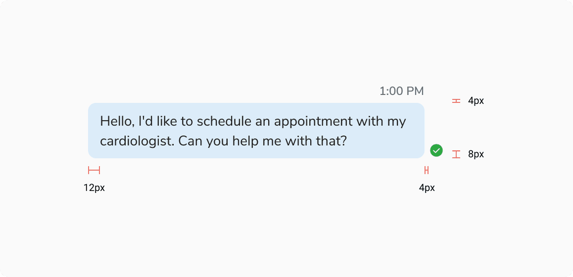 Structure - Outgoing Message - With Metadata