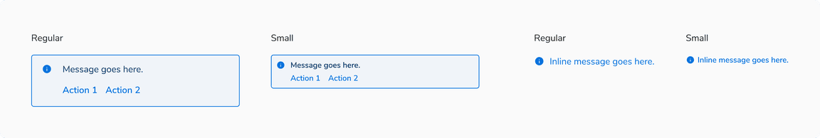 Inline messages